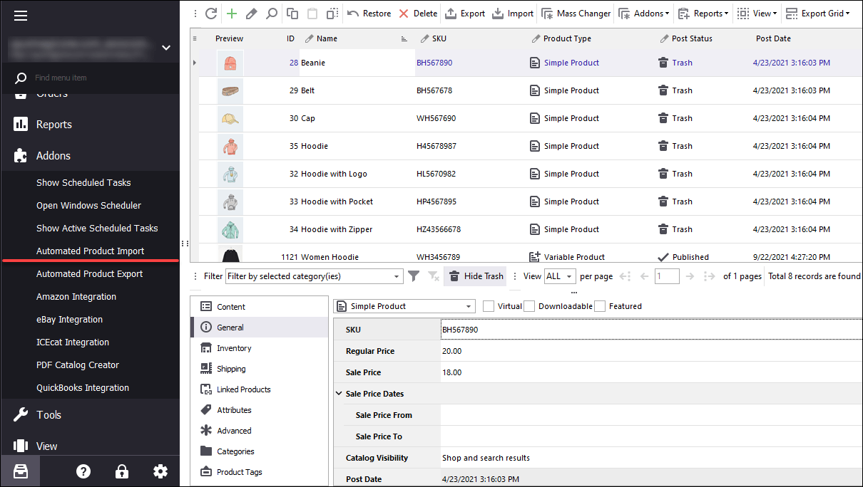 Automated WooCommerce Import Addon for Stock Updates