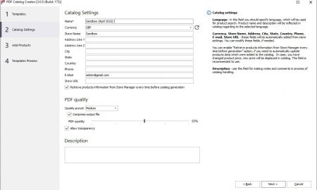 WooCommerce PDF Catalog Settings