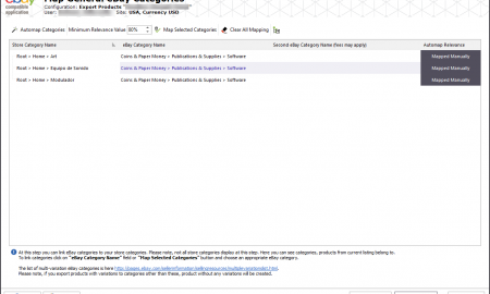 eBay Category Mapping