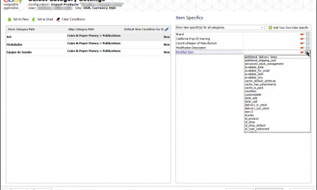 WooCommerce eBay Category Settings
