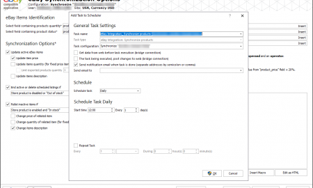 WooCommerce eBay Scheduled Products Synchronization